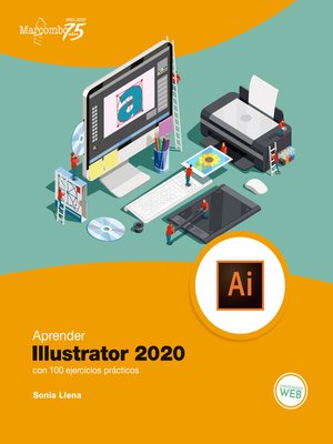 cover image of Aprender Illustrator 2020 con 100 ejercicios prácticos